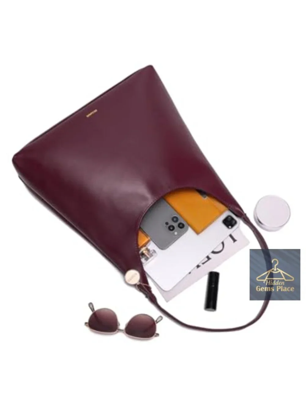 Slouchy Shoulder Bag Vegan Leather Hobo Tote Purse Large Faux Leather Handbag